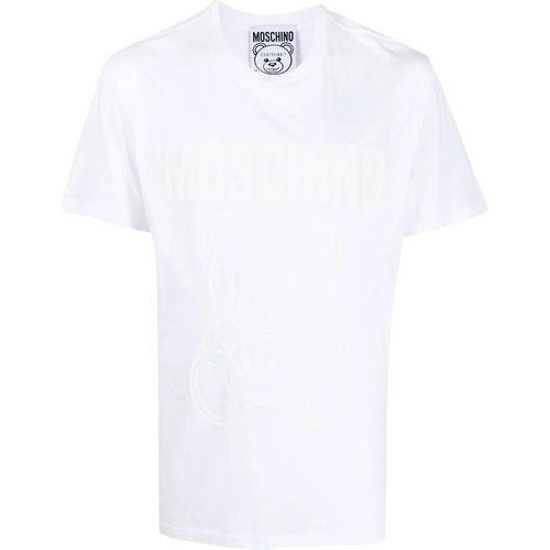 T-shirts and Polos White White - Größe 50 - weiß - Moschino - Modalova