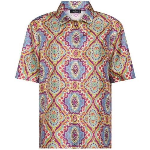 Multicolored Paisley Prints Shirt - Größe 40 - multi - ETRO - Modalova