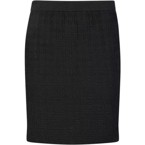 Jacquard 4G Motif Straight Skirt - Größe S - black - Givenchy - Modalova