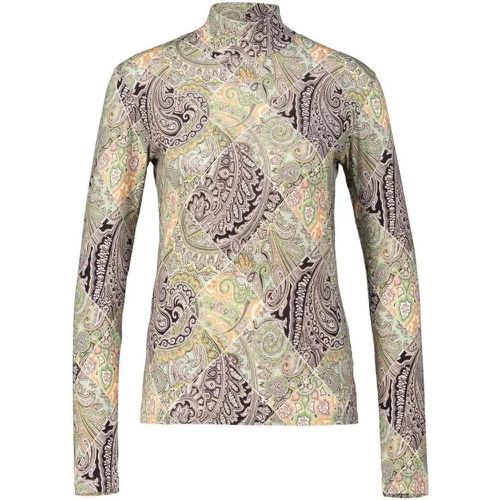 Langarm Shirt mit Paisley Print - Größe L - grün - ETRO - Modalova