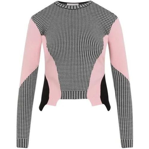 Houndstooth Wool Pullover - Größe XS - alexander mcqueen - Modalova