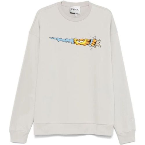 Printed Sweatshirt - Größe L - Iceberg - Modalova