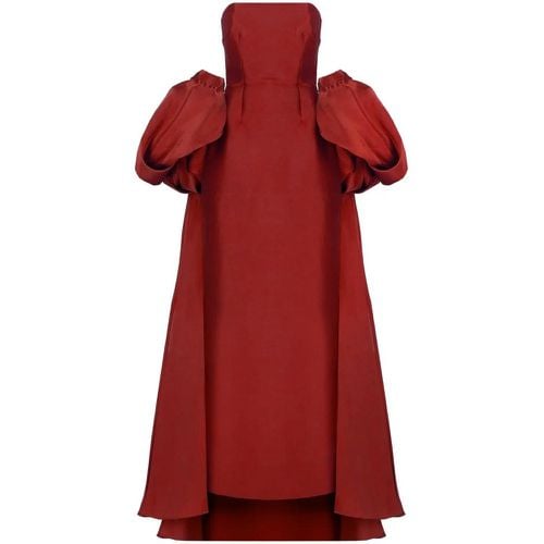 Long Bordeaux Dress - Größe 10 - Solace London - Modalova