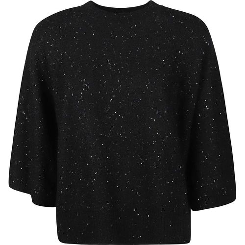 Threequarters Sleeve Sweater Black - Größe M - Fabiana Filippi - Modalova