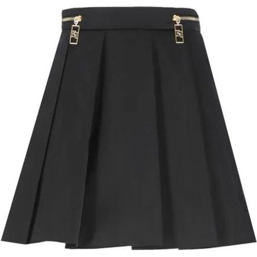 Mini Skirt With Logo - Größe 40 - Elisabetta Franchi - Modalova