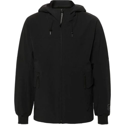 Black Hooded Jacket - Größe L - schwarz - CP Company - Modalova