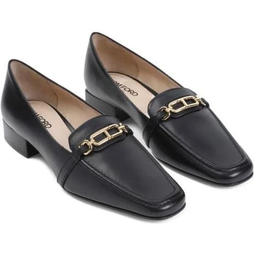 Pumps & High Heels - Black Calf Leather Loafers - Gr. 36 (EU) - in - für Damen - Tom Ford - Modalova