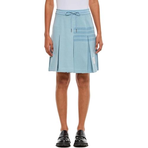 Box Pleat Skirt In Double Face Knit - Größe 38 - Thom Browne - Modalova