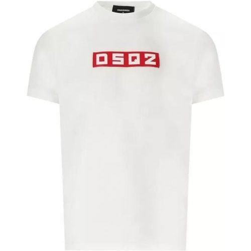Dsq2 Cool Fit White T-Shirt - Größe L - white - Dsquared2 - Modalova