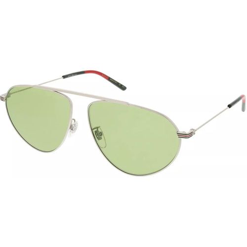 Sonnenbrillen - GG1051S-003 61 Sunglass Man Metal - Gr. unisize - in Silber - für Damen - Gucci - Modalova