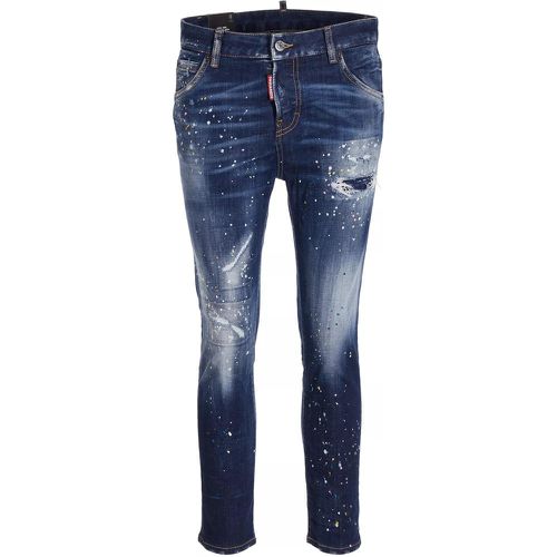 Cool Girl Cropped Jeans - Größe I38 - blau - Dsquared2 - Modalova