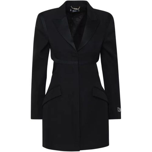Blazer In Black Virgin Wool - Größe 40 - black - Versace - Modalova