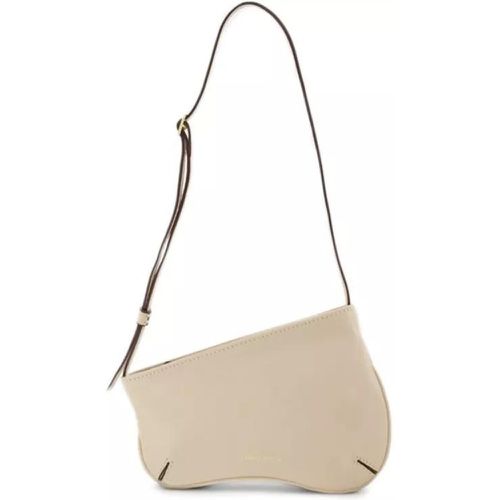 Shopper - Mini Curve Hobo Bag - Ivory - Leather - Gr. unisize - in - für Damen - Manu Atelier - Modalova