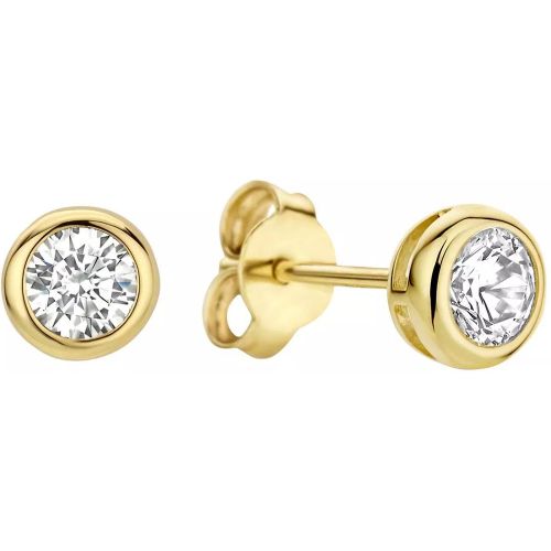 Ohrringe - Monte Napoleone Lucilla 9 karat ear studs with zir - Gr. unisize - in - für Damen - BELORO - Modalova