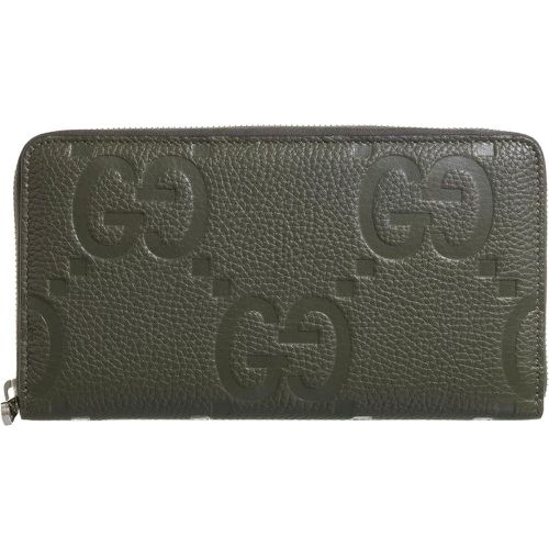 Portemonnaie - Jumbo GG Zipped Wallet Leather - Gr. unisize - in - für Damen - Gucci - Modalova