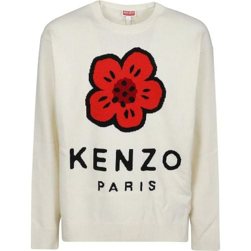 Rws Boke Flower Placed Sweater White - Größe M - Kenzo - Modalova