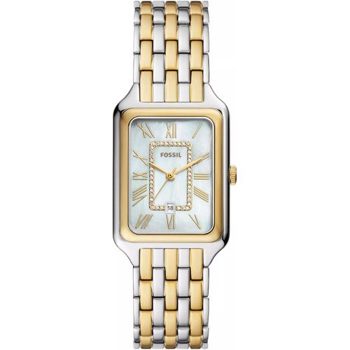 Uhr - Raquel Three-Hand Date Stainless Steel Watch - Gr. unisize - in Silber - für Damen - Fossil - Modalova