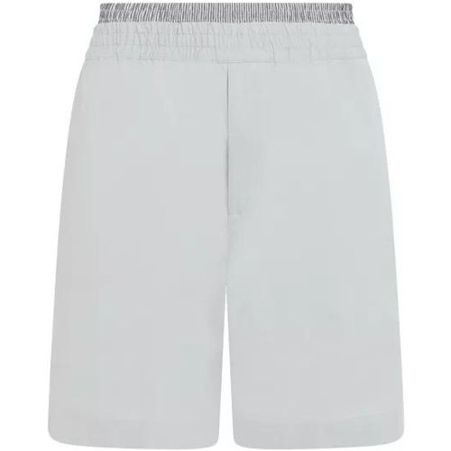 Light Blue Cotton Shorts - Größe L - blue - Bottega Veneta - Modalova