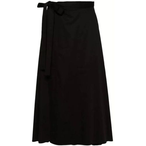 Alix Black Cotton Skirt - Größe 38 - black - joseph - Modalova