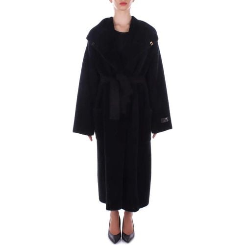 Coats Black - Größe 38 - Elisabetta Franchi - Modalova