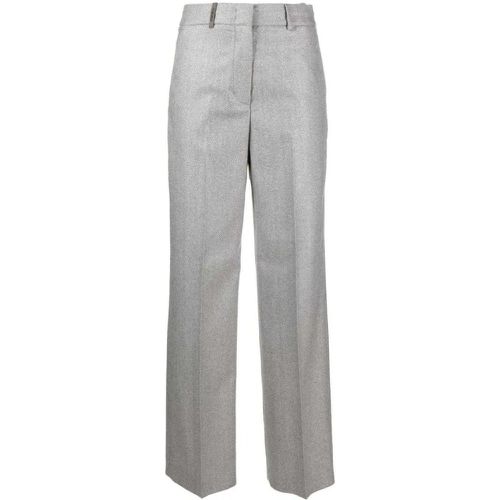 Herringbone-Pattern Tailored Trousers - Größe 44 - PESERICO - Modalova