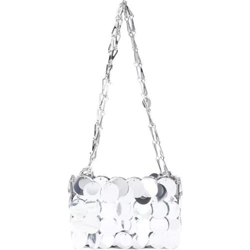 Shopper - Sparkle Nano Silver Polyester Pochette - für Damen - Paco Rabanne - Modalova