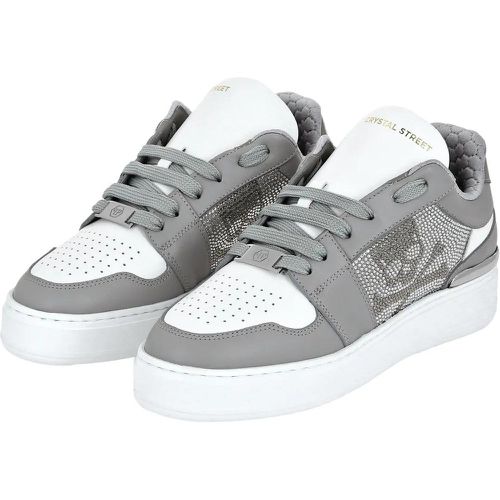 Low-Top Sneaker - Sneaker Skull&Bones Mit Schmucksteinen - Gr. 37 (EU) - in - für Damen - Philipp Plein - Modalova