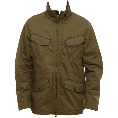 Army Olive Cotton Utility Field Jacket - Größe L - Woolrich - Modalova