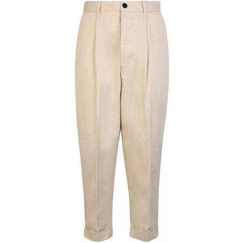 Crop Trousers With Low Crotch - Größe S - AMI Paris - Modalova