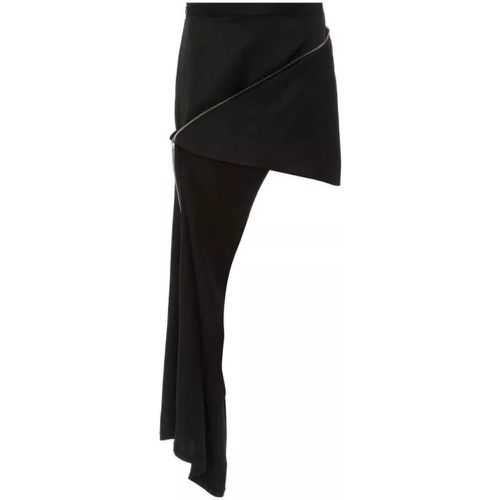 Zip-Detail Mini Skirt - Größe 8 - black - J.W.Anderson - Modalova