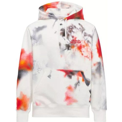 White Obscured Flower Sweatshirt - Größe XL - white - alexander mcqueen - Modalova