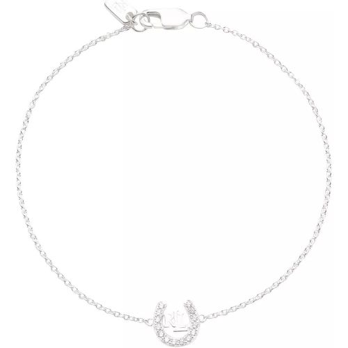 Armband - Br 7.25 Logo Horseshoe Flex - Gr. M - in Silber - für Damen - Lauren Ralph Lauren - Modalova