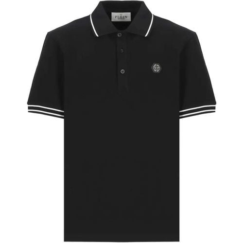 Hexagon Polo Shirt - Größe M - Philipp Plein - Modalova