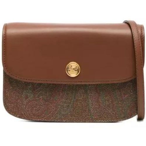 Shopper - Brown 'Arnica' Crossbody Bag With 'Paisley' Motif - Gr. unisize - in - für Damen - ETRO - Modalova