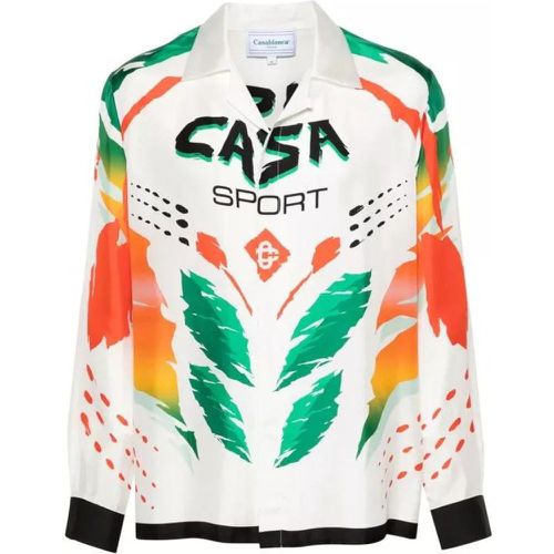 Casa Moto Silk Shirt - Größe L - Casablanca - Modalova