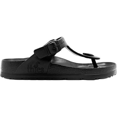 Stiefel - 1856 ® Ecofoam Thong Sandal vegan black - Gr. 36 (EU) - in - für Damen - thies - Modalova