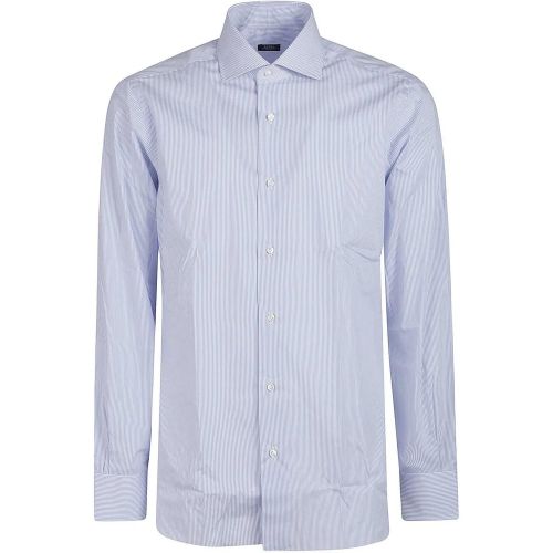 Long Sleeve Neck Shirt - Größe 39 - Barba Napoli - Modalova