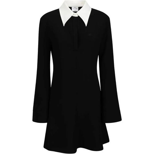 Flared Buttoned Dress - Größe 36 - Courrèges - Modalova