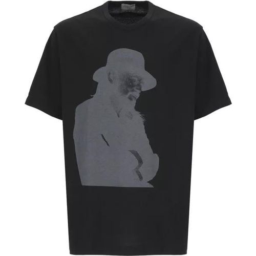 T-Shirt With Print - Größe M - black - Yohji Yamamoto - Modalova