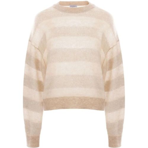 Wool Crewneck Sweater - Größe L - BRUNELLO CUCINELLI - Modalova