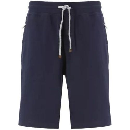 Cotton Bermuda Shorts - Größe L - blue - BRUNELLO CUCINELLI - Modalova