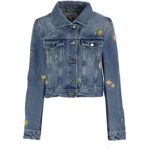 Blue Cotton Jeans Jacket - Größe 10 - blue - Casablanca - Modalova