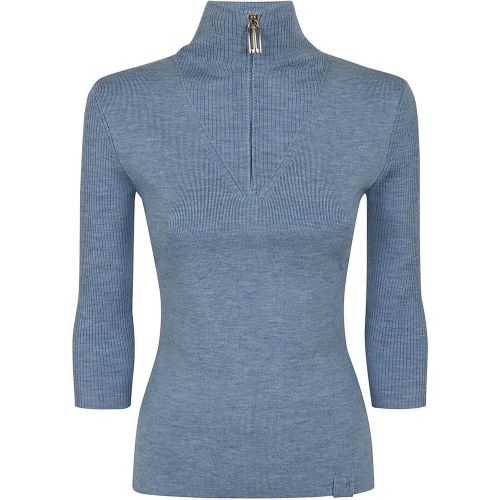 Cornflower Blue Three-Quarter Sleeve Top - Größe S - Victoria Beckham - Modalova