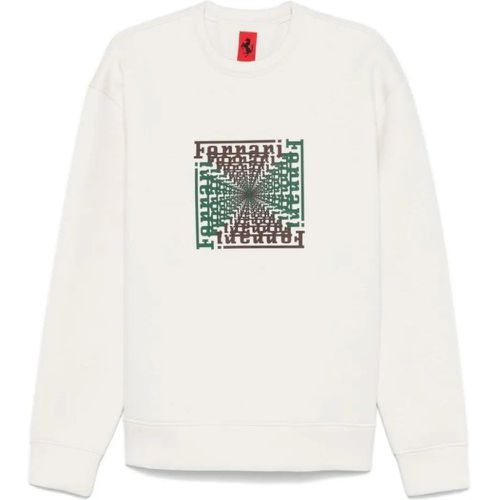 Sweatshirt With Logo - Größe L - Ferrari - Modalova