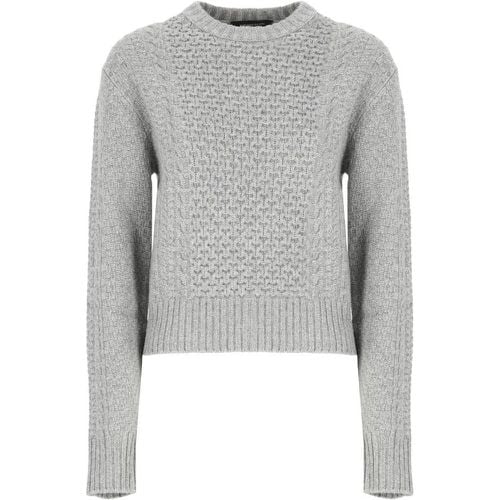 Grey Virgin Wool Sweater - Größe 40 - Fabiana Filippi - Modalova