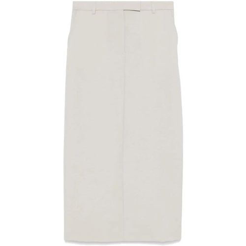 Light Grey Wool Skirt - Größe M - Officine Generale - Modalova