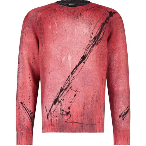 Pullover aus Woll-Kaschmir-Mix 47701922513242 - Größe L - red - CALIBAN - Modalova