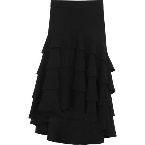 Black Envere Satin Skirt - Größe 40 - Moschino - Modalova