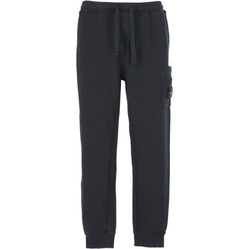 Blue Cotton Sweatpants - Größe L - Stone Island - Modalova