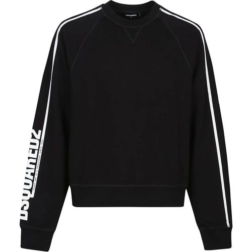 Cipro Raglan Fit Sweatshirt Black - Größe XL - Dsquared2 - Modalova